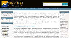 Desktop Screenshot of mbaofficial.com